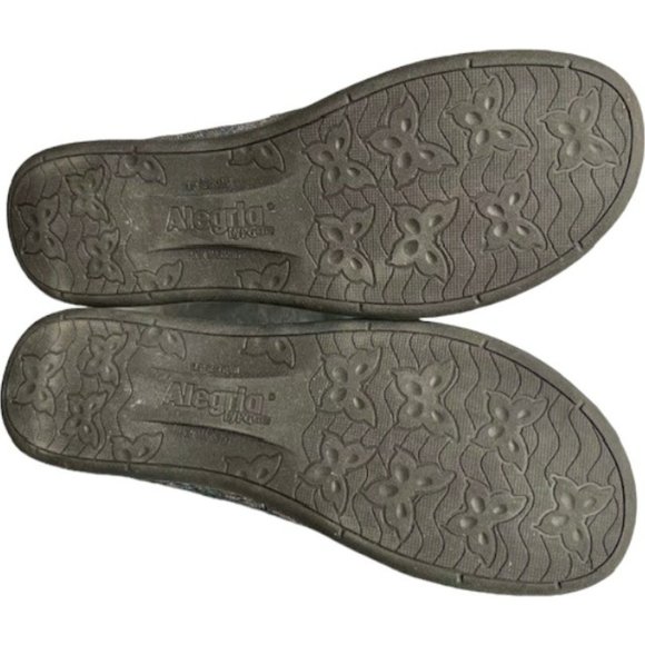 Alegria Petal "Rave On The Nile" Shimmery Flats Size 10.5 - Picture 6 of 14